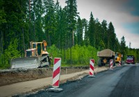 В Смоленской области начали ремонтировать въезд в Десногорск