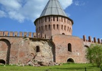 В Смоленске обвалилась часть крепостной стены