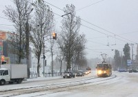 Первый снег обернулся транспортным коллапсом в Смоленске