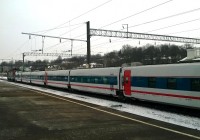 Поезд «Стриж» побывал в Смоленске во время испытаний перед регулярным запуском