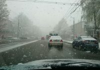 Аномальная погода спровоцировала огромные пробки в Смоленске