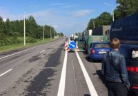 Смоленскую границу с республикой Беларусь сковала огромная пробка