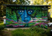 В Смоленске появилось пятое эко-граффити