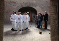 Брянская фолк-группа снимает клип во Флёнове