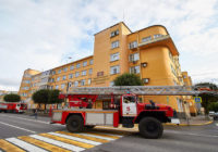 В центре Смоленска прошли масштабные учения пожарных и спасателей