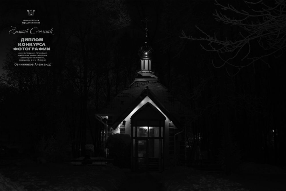 В Смоленске выбрали лучшие фотографии зимнего города