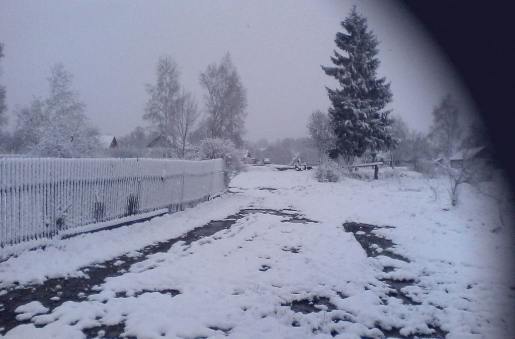 На Смоленщину ненадолго вернулась зима